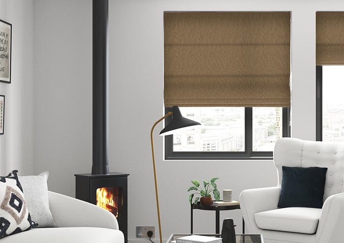 Devonshire, Mink - Twist&Fit Roman Blind - Image 3